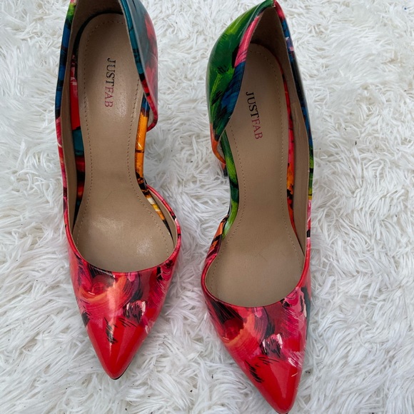 Never worn JustFab stilettos size 8.5 - Picture 2 of 5